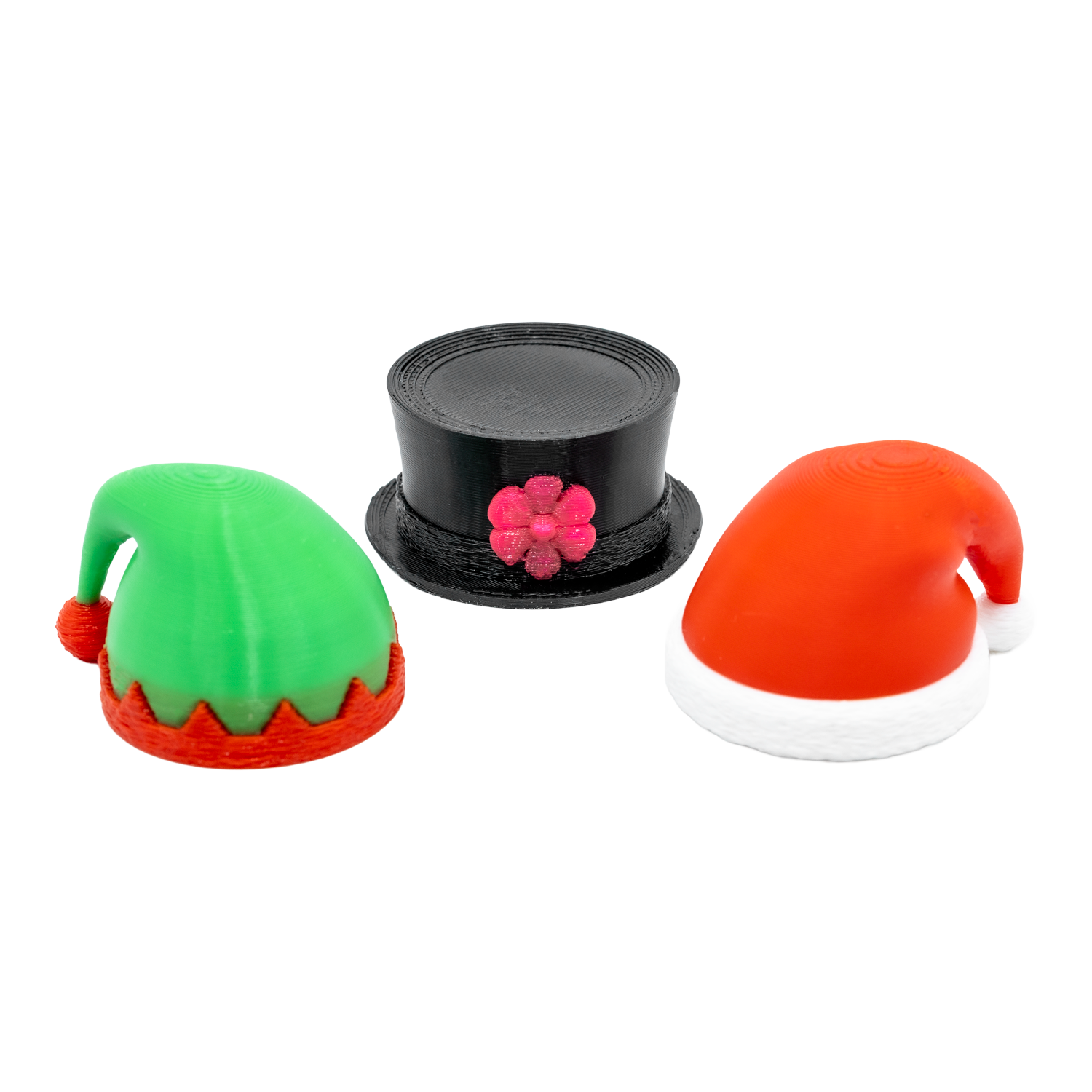 Printed Reef Christmas Sea Urchin Hats | Set of 3