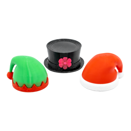 Printed Reef Christmas Sea Urchin Hats | Set of 3